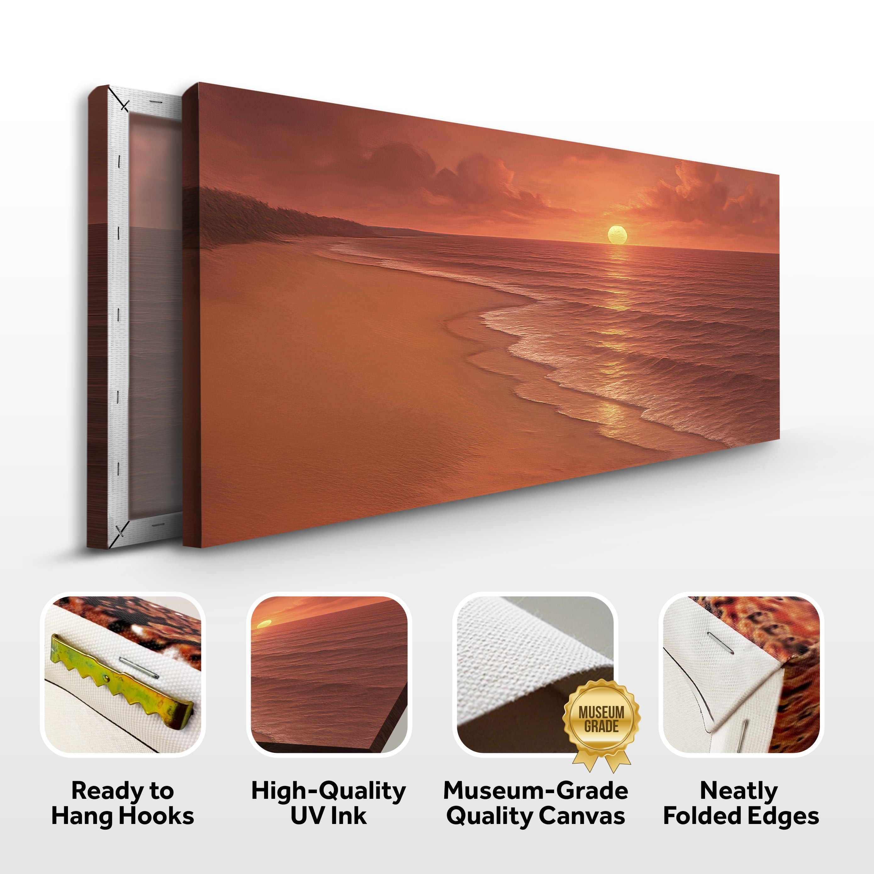 Beach Shoreline Coastal Wall Art VII