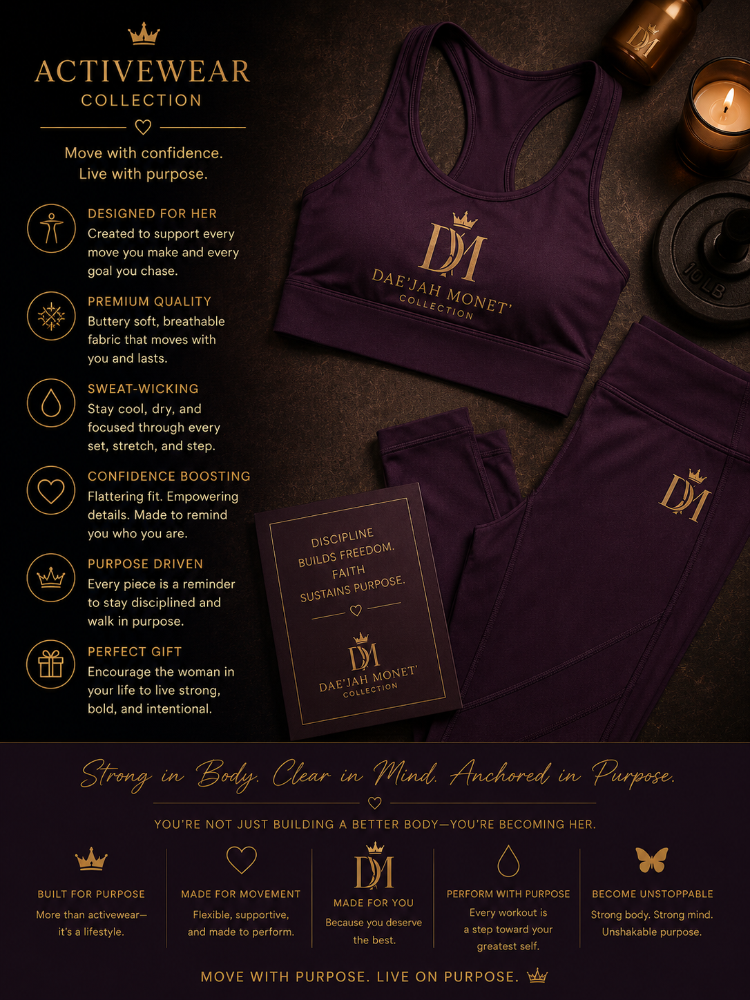 Healing with Passion & Purpose™ 
By: Dae’Jah Monet’