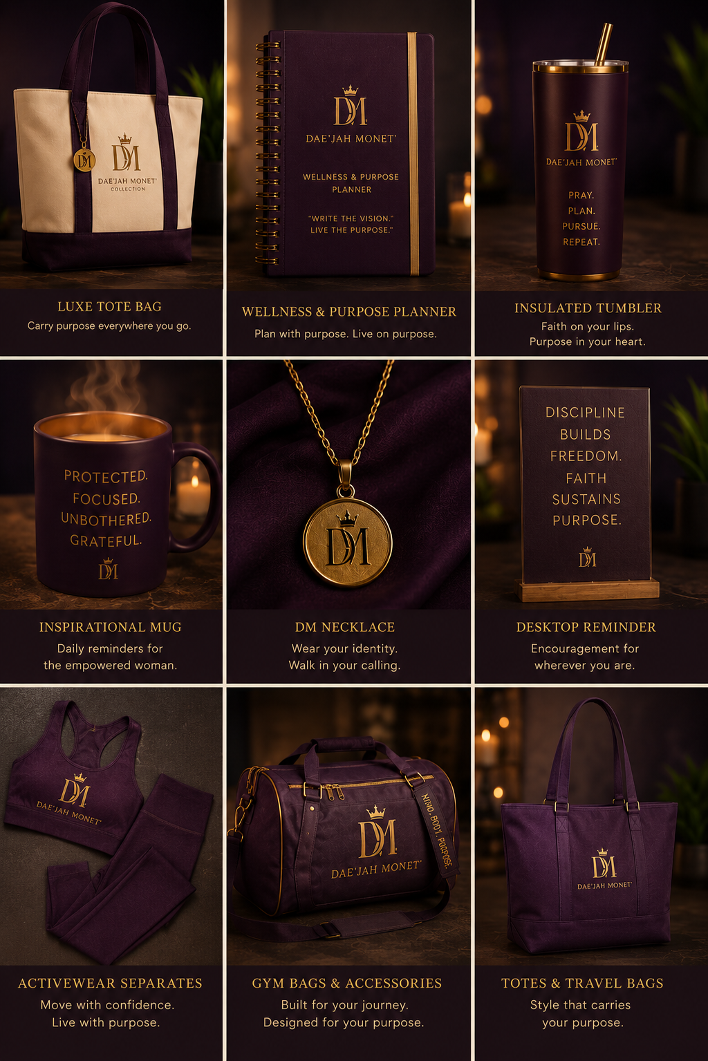 Healing with Passion & Purpose™ 
By: Dae’Jah Monet’